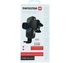 Swissten S-Grip W2-AV5 držák s bezdrátovým nabíjením 15 W černý