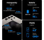 Samsung Galaxy S24 Ultra 256 GB Titanium Gray šedý – Fotoaparáty