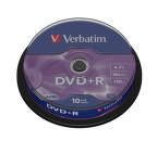 VERBATIM 10DVD+R4,7GB 16x cake