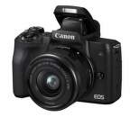 Canon EOS M50 černá + EF-M 15-45mm IS STM + EF 50mm STM