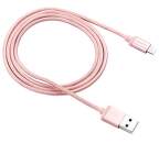 Canyon Premium Lightning - USB kabel 1m růžovo zlatý