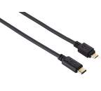 Hama microUSB - USB-C kabel 75 cm, černá