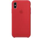 Apple silikonový kryt pro iPhone XS, (PRODUCT)RED