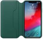 Apple kožené pouzdro Folio pro iPhone XS Max, piniově zelená