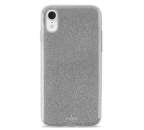 Puro Shine pouzdro pro Apple iPhone Xr, stříbrná