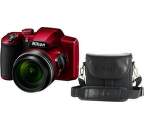 Nikon Coolpix B600 červený + taška Nikon CS-P08