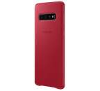 Samsung Leather Case pro Samsung Galaxy S10+, červená