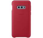 Samsung Leather Cover pro Samsung Galaxy S10e, červená