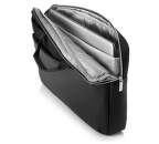 HP Pavilion Accent Briefcase 15 taška na notebook, černo stříbrná