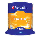 VERBATIM 100DVD-R 4,7GB 16x cake
