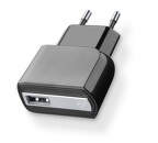 CellularLine Cestovná nabíjačka s USB výstupom, 2A / 10W (čierna)