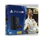 Sony PlayStation 4 Pro 1TB černý + FIFA18 Ronaldo Edition + PS Plus 14 dní