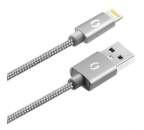 Aligator Premium Lightning kabel 2 A 1 m, šedá