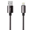 Mobilnet USB/Lightning kábel 1m, šedá