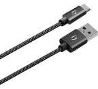 Aligator Smart IC 2x USB síťová nabíječka + kabel USB-C, černá
