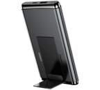 Baseus Wireless Charger powerbanka Qi USB-C 10000 mAh, černá