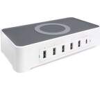 Xtorm USB Power Hub Virgo Pro, šedo-bílá