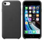 Apple kožené pouzdro pro Apple iPhone SE, černá