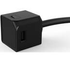 USBcube Extended A+C 3A, černá