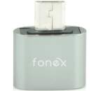 Fonex OTG USB/Micro USB adaptér, šedá