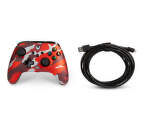 PowerA Enhanced Wired Controller pre Xbox SeriesOne - Metallic Red Camo (2)