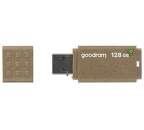 Goodram UME3 Eco friendly USB 3.0 128 GB hnědý