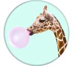 PopSocket Bubble Gum Giraffe