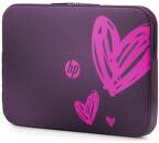 HP Spectrum Hearts - Pouzdro na notebook 15,6" fialové