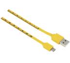 Hama micro USB kabel 1m, žlutý
