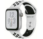 Apple Watch Series 4 Nike+ 40mm stříbrný hliník/platinový sportovní řemínek Nike