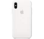 Apple silikonový kryt pro iPhone XS, bílý