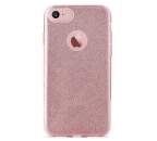 Puro Shine pouzdro pro Apple iPhone 8/7/6S/6, růžovo-zlaté