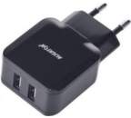 Aligator 2x USB nabíječka Turbo charge + Lightning kabel, černá
