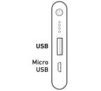SBS powerbank 4000 mAh 1x USB, bílá