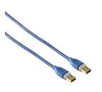 39676 Hama USB 3.0 prepojovací kábel, A plug - A plug, 1,80 m, modrý