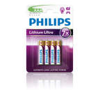 Philips Lithium Ultra AAA (FR03), 4ks