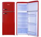 Amica VD 1442 AR červená kombinovaná chladnička