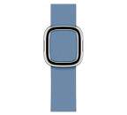 Apple Watch kožený řemínek 40/38 mm vel. M, chrpově modrý