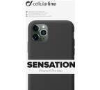 CellularLine Sensation silikonové pouzdro pro Apple iPhone 11 Pro Max, černá