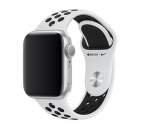 Apple Watch 40 mm Nike sportovní řemínek S/M a M/L, platinový/černý