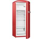 Gorenje ORB153RD, červená jednodveřová chladnička
