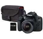 Canon EOS 2000D Value Up Kit EF-S 18-55mm f/3,5-5,6 DC III + Canon SB 130 + paměťová karta 16 GB