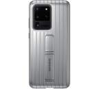 Samsung Protective Standing Cover pro Samsung Galaxy S20 Ultra, stříbrná