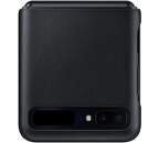 Samsung Leather Cover pro Samsung Galaxy Z Flip, černá