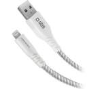 SBS USB 2.0/Lightning datový kabel Unbreakable 1m, bílá