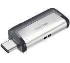 SanDisk Ultra Dual 256GB USB 3.1 Typ A/USB-C stříbrný