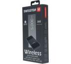 Swissten Wireless Slim bezdrôtová powerbanka 5000 mAh čierna