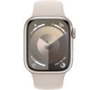 Apple Watch Series 9 GPS 41 mm hvězdně bílý hliník S/M