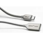 Golf GC33m microUSB kabel 2,4A 1m, stříbrná
