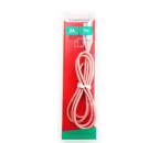 Omega Lightning - USB kabel 1,8A 1m, růžová